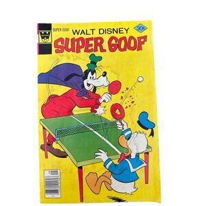 Whitman Walt Disney Super Goof Comic Book #43 September 1977  Bagged Boarded